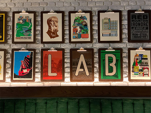The Lab Bar and Kitchen Wall Art